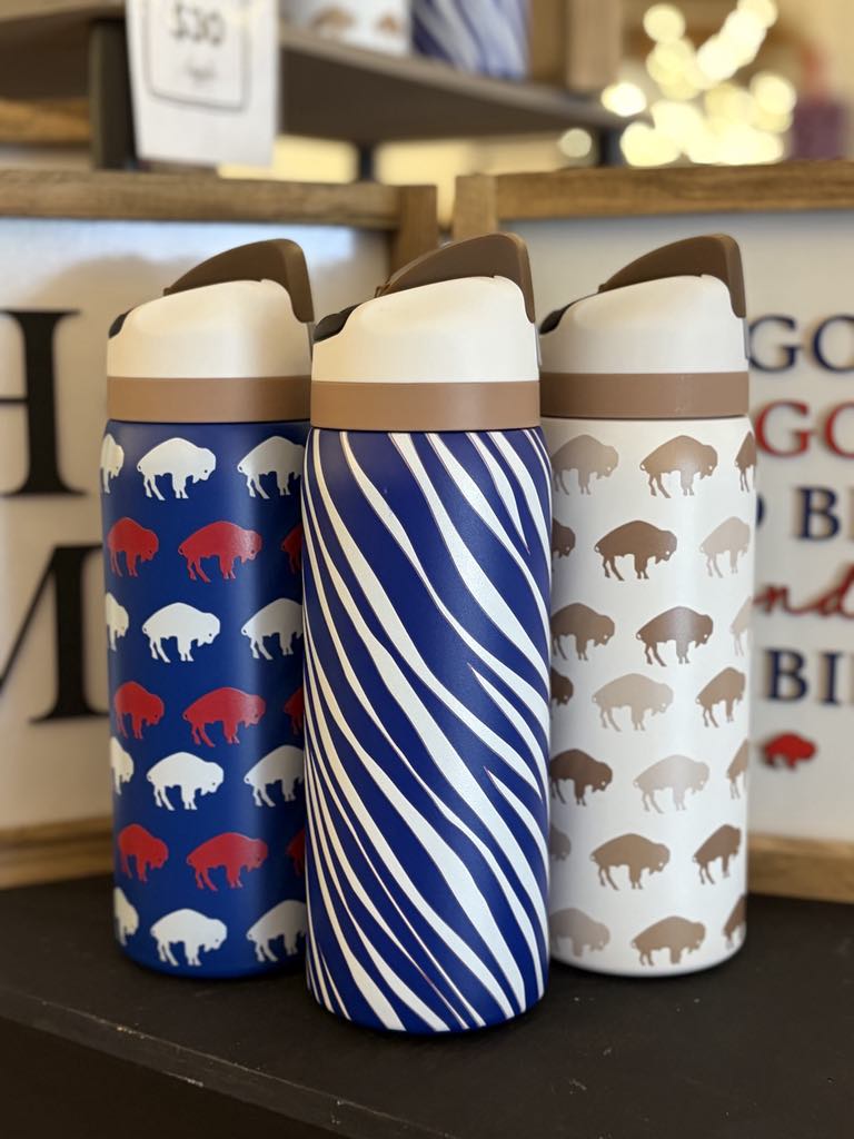 Buffalo Owala Water Bottle 32oz-716 Inspired / Leak-Proof, Insulated, Limited Edition