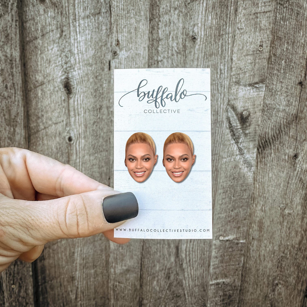 Beyonce Earrings Face