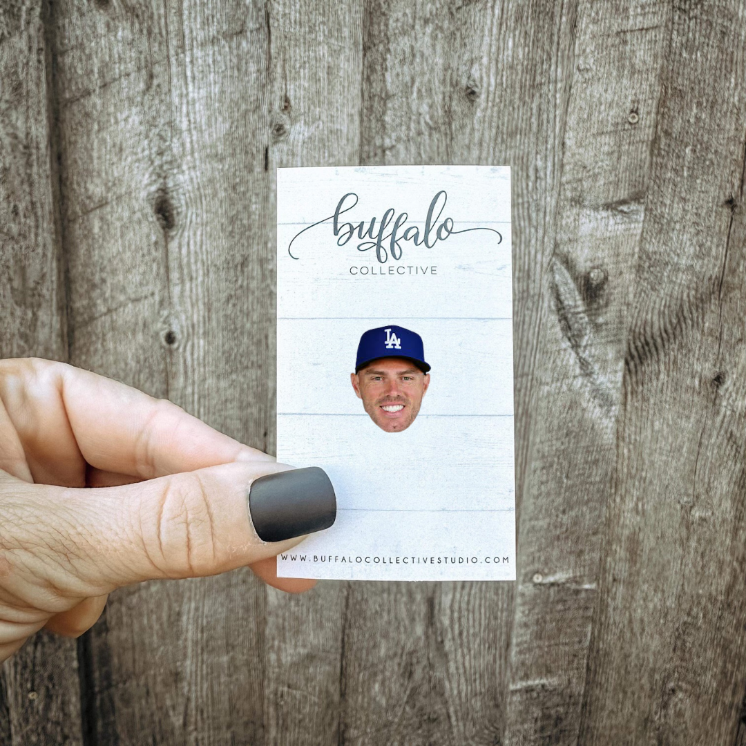 Freddie Freeman LA Dodgers Baseball Hat Pin