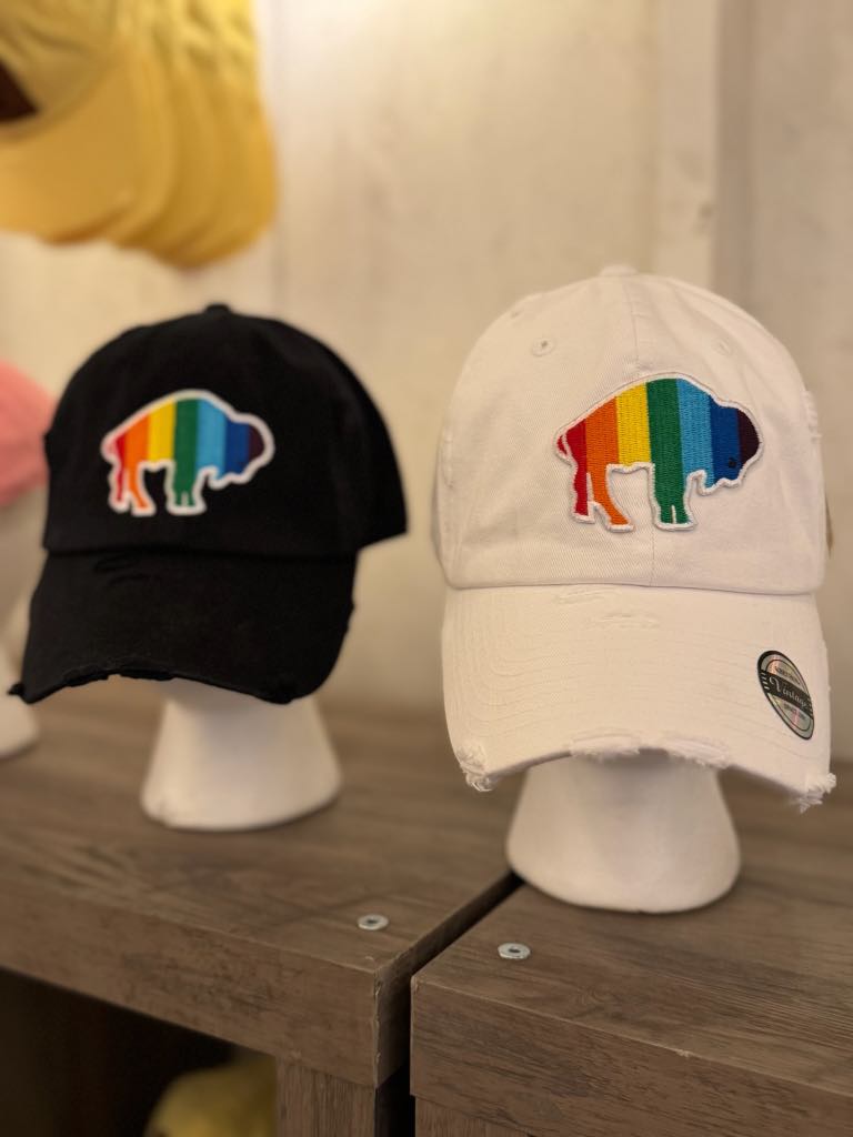 Vintage Distressed Buffalo PRIDE Baseball Hats