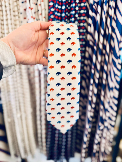 Buffalo Themed NeckTie Tie