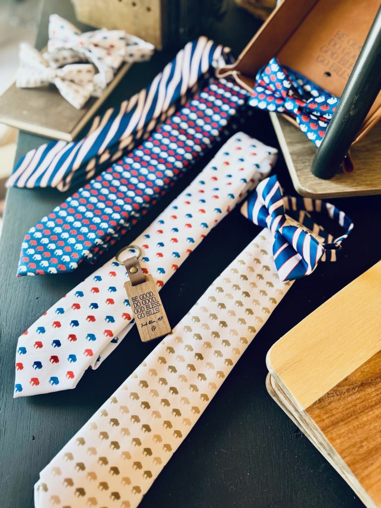 Buffalo Themed NeckTie Tie