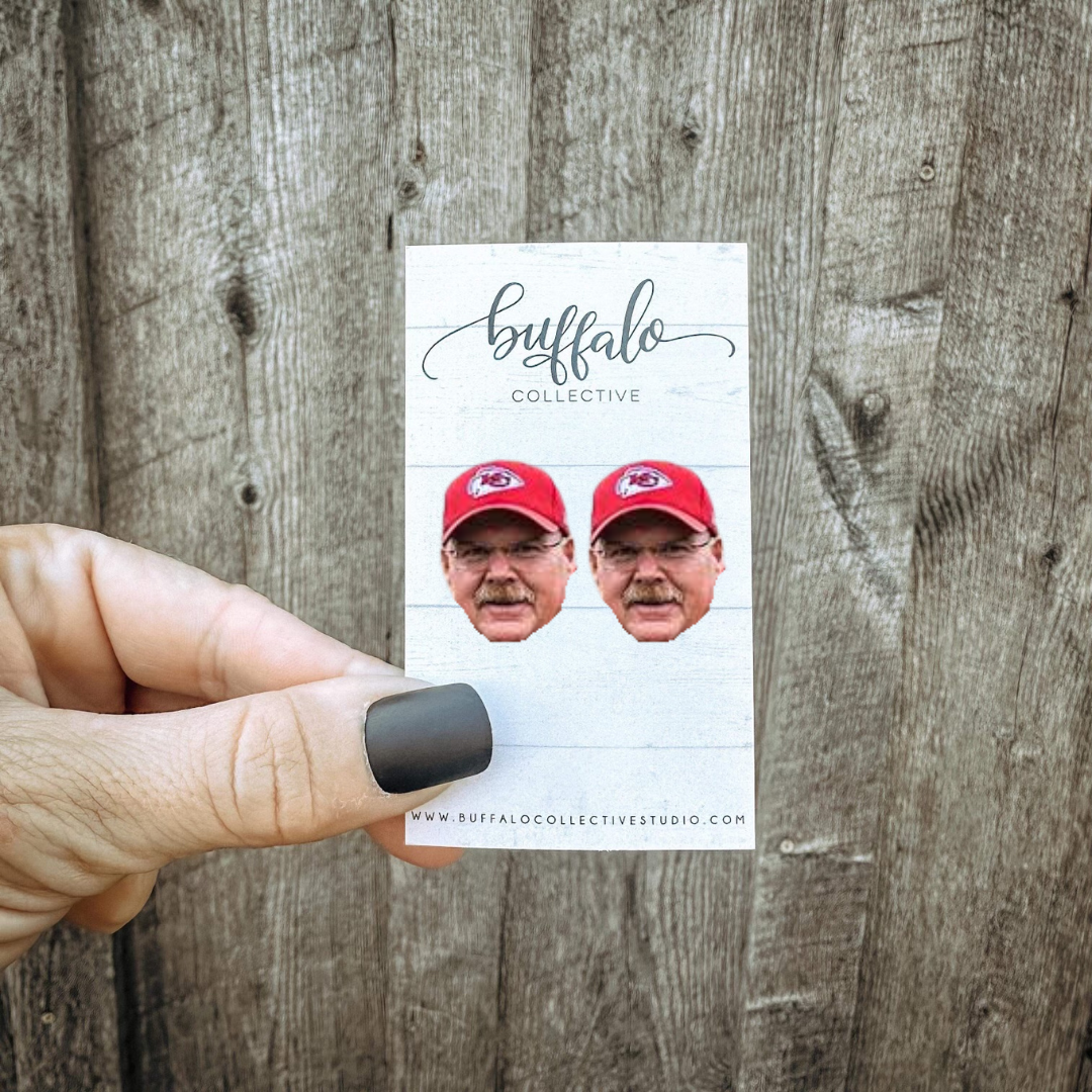 Andy Reid I Kansas City Chiefs I Acrylic Earrings