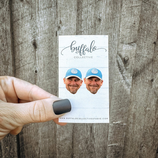 Dan Campbell I Detroit Lions I Acrylic Earrings