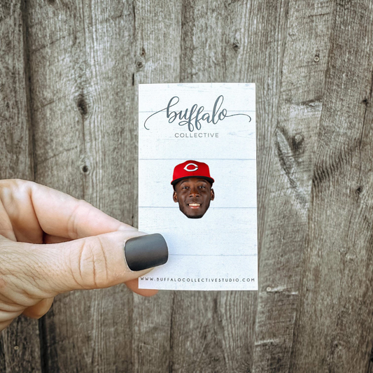 Elly De La Cruz Cincinnati Reds Baseball Hat Pin