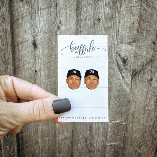 Giancarlo Stanton New York Yankees Baseball Earrings