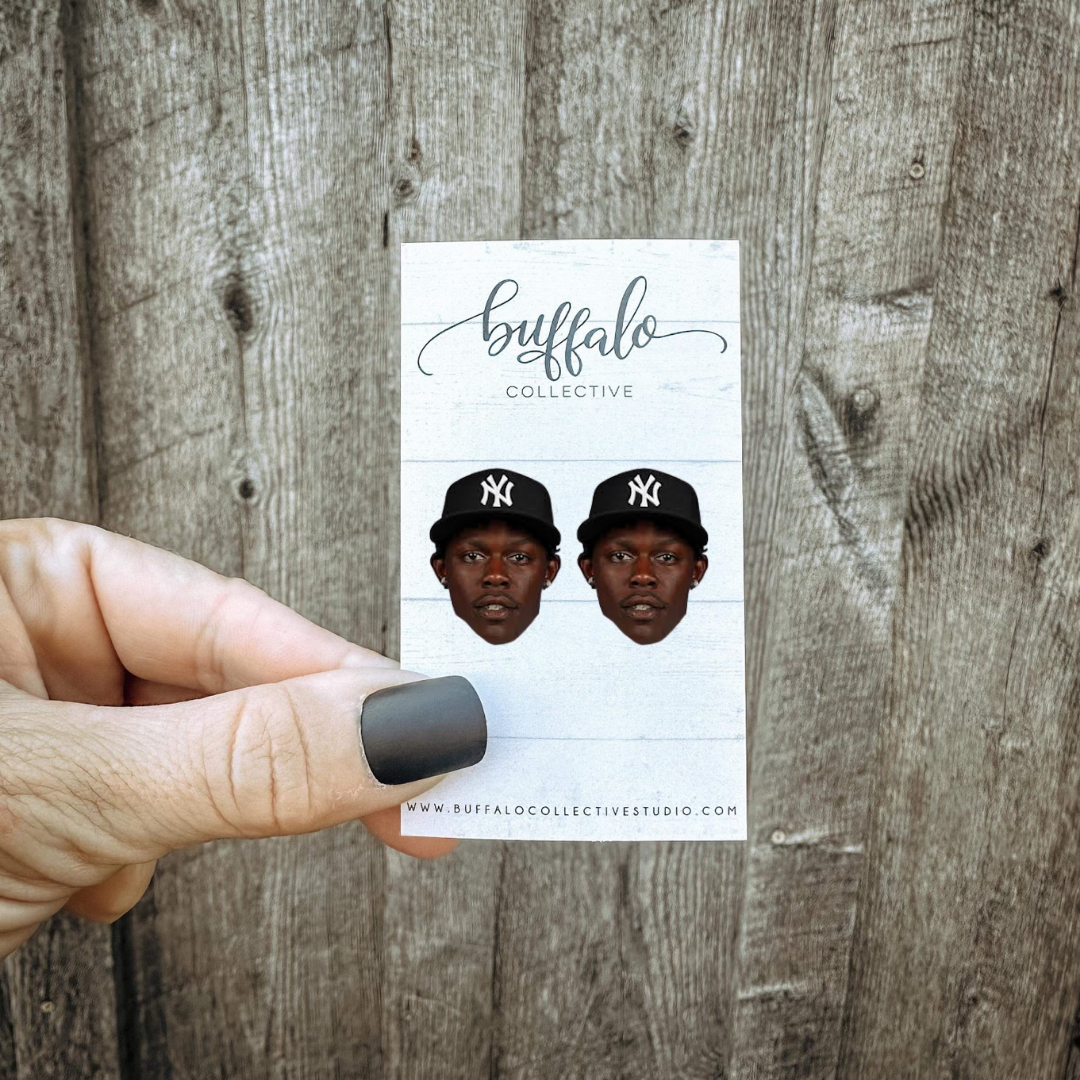 Jazz Chisholm New York Yankees Baseball Earrings