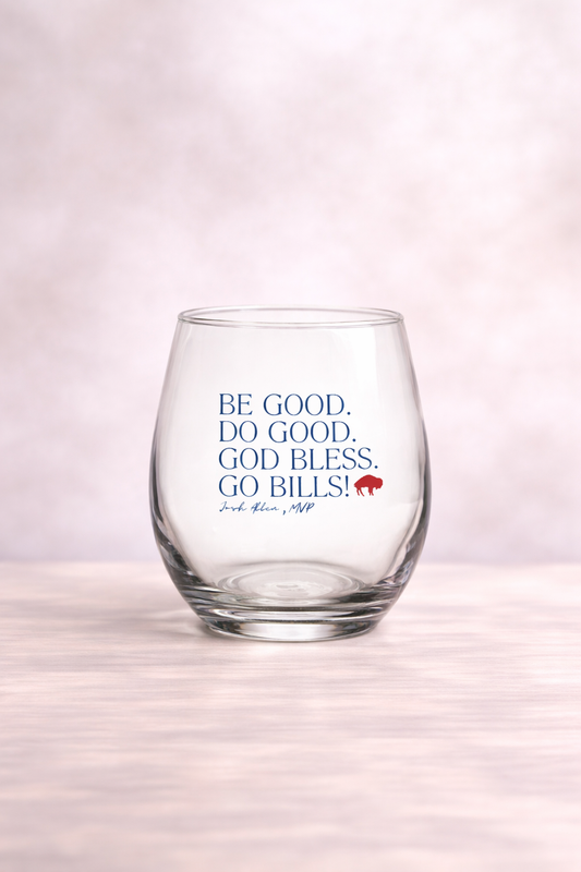 Signature Stemless Wine Glass – Stylish Printed Designs