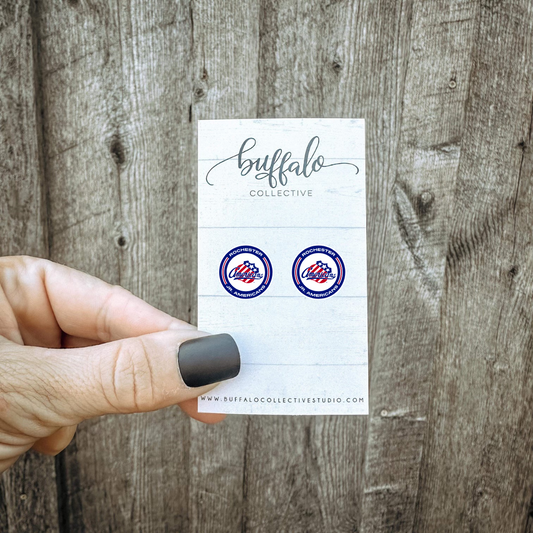 Rochester Americans Juniors Hockey Earrings