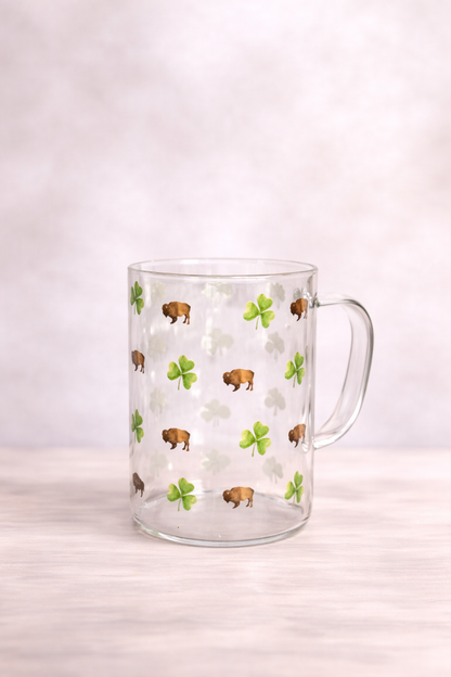 12oz Everyday Glass Mugs – Fun & Festive Designs