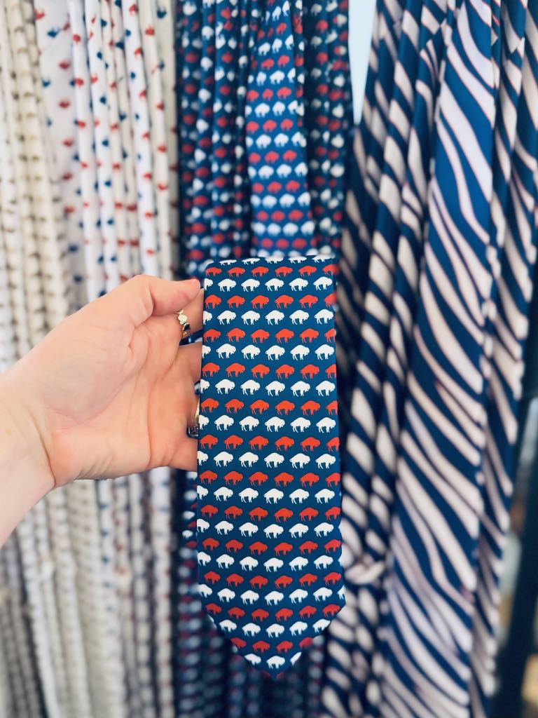 Buffalo Themed NeckTie Tie
