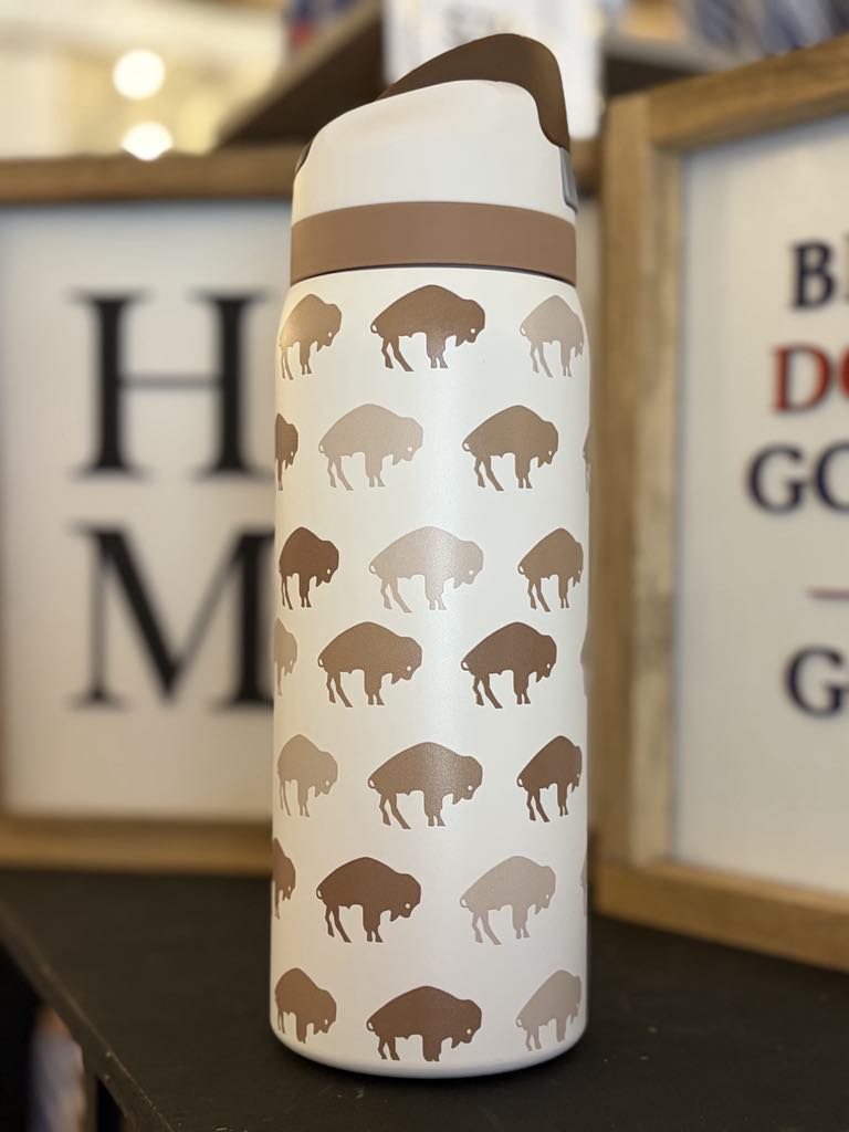 Buffalo Owala Water Bottle 32oz-716 Inspired / Leak-Proof, Insulated, Limited Edition