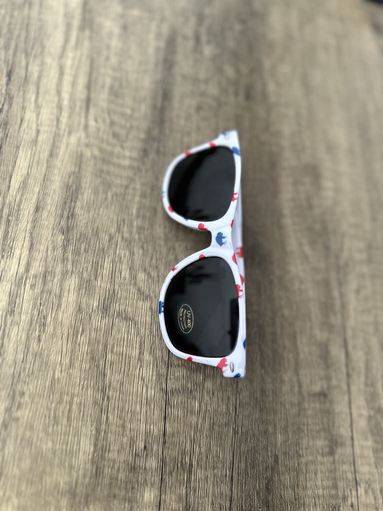 Buffalo Bills Throwback Pattern Red and Blue Sunglasses