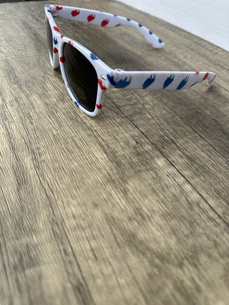 Buffalo Bills Throwback Pattern Red and Blue Sunglasses