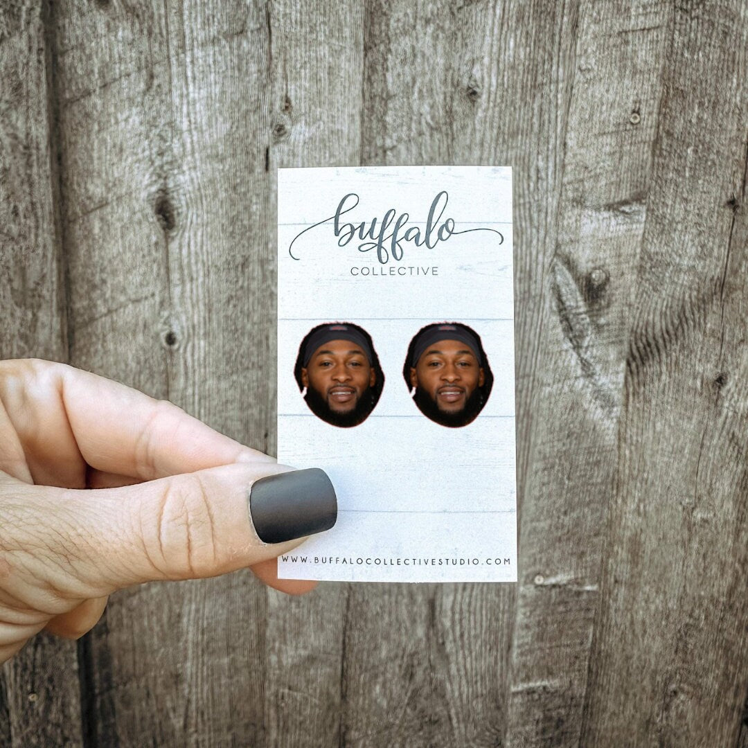 Aaron Jones | Green Bay Packers I Acrylic Earrings | Go Pack Go