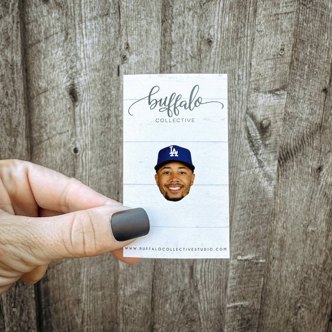 Mookie Betts LA Dodgers Baseball Hat Pin